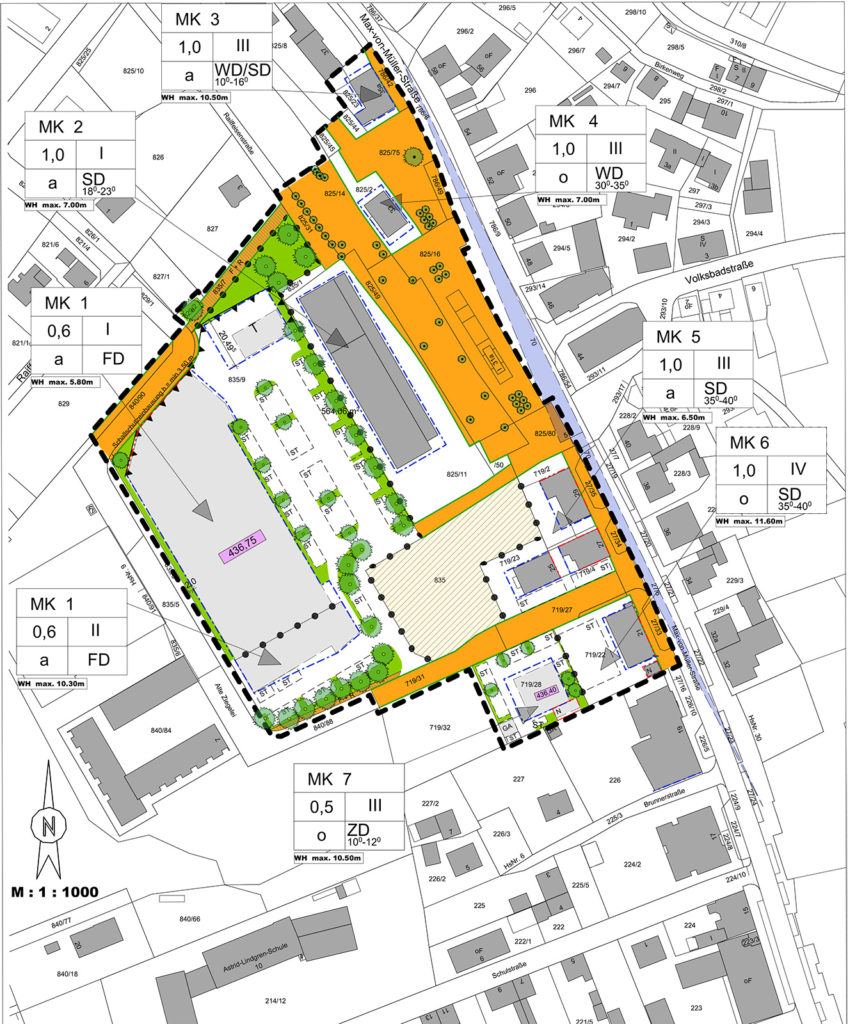 Kerngebiet Alte Ziegelei Rottenburg/Laaber